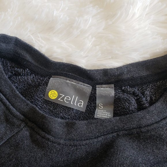 Zella Dip Dyed Sweatshirt Grey Forged NWT - Picture 5 of 10